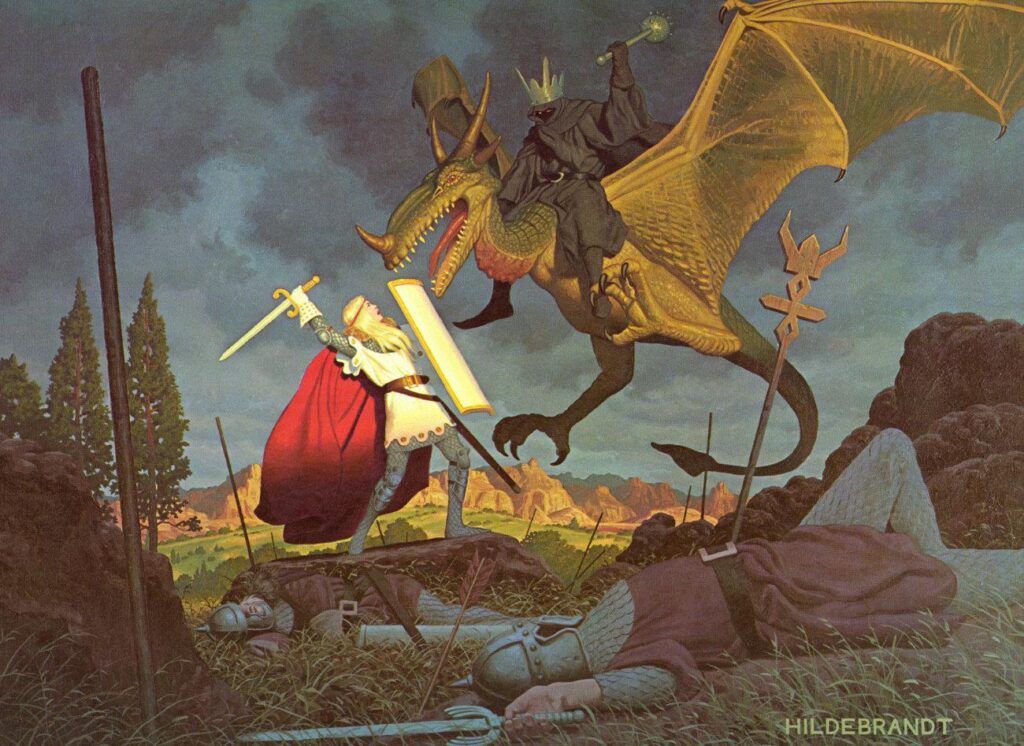 "Eowyn and the Nazgul" by the Brothers Hildebrandt